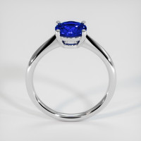 1.35 Ct. Blue Sapphire Ring, 14K White Gold 3