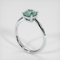 1.19 Ct. Sapphire Ring, 14K White Gold 2