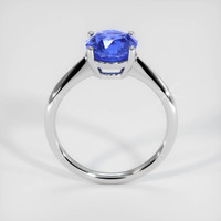 3.68 Ct. Sapphire Ring, 18K White Gold 3