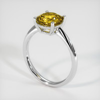 2.10 Ct. Gemstone Ring, 18K White Gold 2