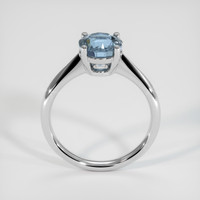 2.00 Ct. Sapphire Ring, 18K White Gold 3