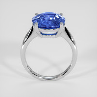 5.43 Ct. Blue Sapphire Ring, 18K White Gold 3