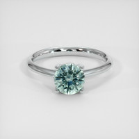1.19 Ct. Sapphire Ring, 18K White Gold 1