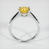2.05 Ct. Yellow Sapphire Ring, 18K White Gold 3
