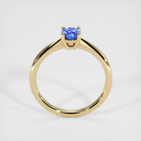 0.69 Ct. Blue Sapphire Ring, 10K Yellow Gold 3
