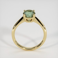 1.75 Ct. Green Sapphire Ring, 10K Yellow Gold 3