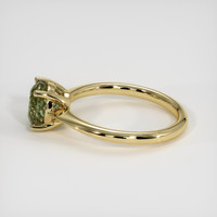 1.75 Ct. Green Sapphire Ring, 10K Yellow Gold 4