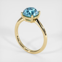 3.38 Ct. Gemstone Ring, 14K Yellow Gold 2