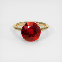 6.06 Ct. Ruby Ring, 14K Yellow Gold 1