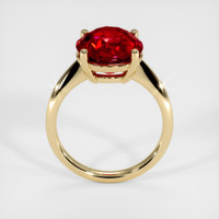 6.06 Ct. Ruby Ring, 14K Yellow Gold 3