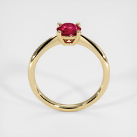 0.94 Ct. Ruby Ring, 14K Yellow Gold 3