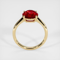 3.18 Ct. Ruby Ring, 14K Yellow Gold 3