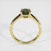 1.78 Ct. Green Sapphire Ring, 14K Yellow Gold 3