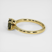 1.78 Ct. Green Sapphire Ring, 14K Yellow Gold 4
