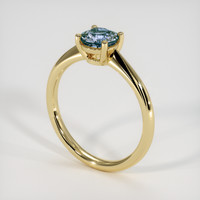 1.33 Ct. Bi Color Sapphire Ring, 14K Yellow Gold 2