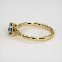 1.33 Ct. Bi Color Sapphire Ring, 14K Yellow Gold 4