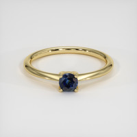 0.61 Ct. Sapphire Ring, 14K Yellow Gold 1