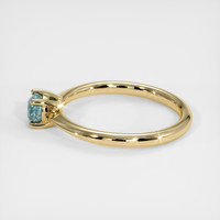 0.47 Ct. Sapphire Ring, 14K Yellow Gold 4