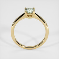 0.63 Ct. Green Sapphire Ring, 14K Yellow Gold 3