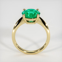 2.56 Ct. Emerald Ring, 18K Yellow Gold 3