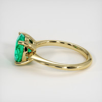 2.56 Ct. Emerald Ring, 18K Yellow Gold 4