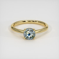 1.33 Ct. Bi Color Sapphire Ring, 18K Yellow Gold 1