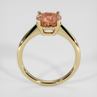 2.36 Ct. Padparadscha Sapphire Ring, 18K Yellow Gold 3