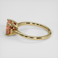 2.36 Ct. Padparadscha Sapphire Ring, 18K Yellow Gold 4