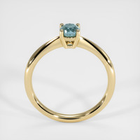 0.47 Ct. Sapphire Ring, 18K Yellow Gold 3