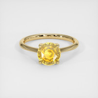 2.05 Ct. Yellow Sapphire Ring, 18K Yellow Gold 1