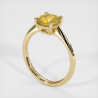 2.05 Ct. Yellow Sapphire Ring, 18K Yellow Gold 2