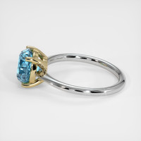 3.38 Ct. Gemstone Ring, 14K Yellow & White 4