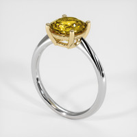 2.10 Ct. Gemstone Ring, 14K Yellow & White 2