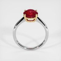 2.76 Ct. Ruby Ring, 14K Yellow & White 3