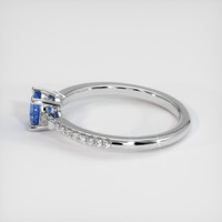 0.69 Ct. Sapphire Ring, Platinum 950 4