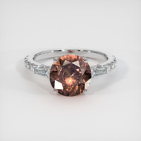 3.34 Ct. Gemstone Ring, Platinum 950 1