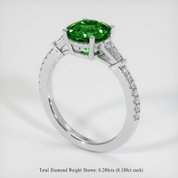 1.63 Ct. Gemstone Ring, Platinum 950 2