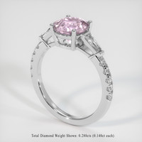 2.62 Ct. Gemstone Ring, Platinum 950 2