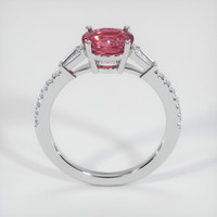 1.80 Ct. Reddish Pink Sapphire Ring, Platinum 950 3