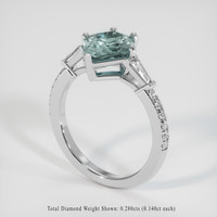 2.44 Ct. Sapphire Ring, Platinum 950 2