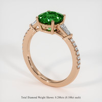 1.63 Ct. Gemstone Ring, 14K Rose Gold 2