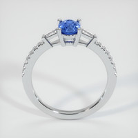 0.59 Ct. Sapphire Ring, 14K White Gold 3