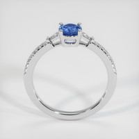 0.69 Ct. Sapphire Ring, 14K White Gold 3