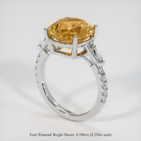 4.16 Ct. Gemstone Ring, 14K White Gold 2