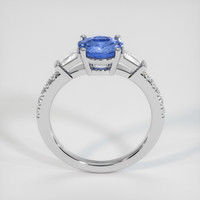 1.34 Ct. Blue Sapphire Ring, 14K White Gold 3