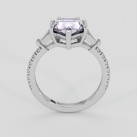 1.83 Ct. Bluish Purple Sapphire Ring, 18K White Gold 3
