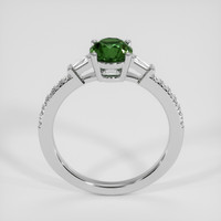 1.16 Ct. Green Sapphire Ring, 18K White Gold 3