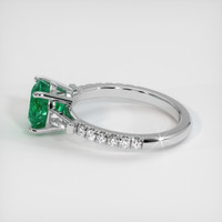 1.78 Ct. Emerald Ring, 18K White Gold 4