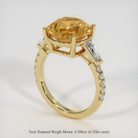 4.16 Ct. Gemstone Ring, 14K Yellow Gold 2