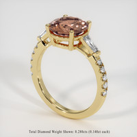 3.34 Ct. Gemstone Ring, 14K Yellow Gold 2